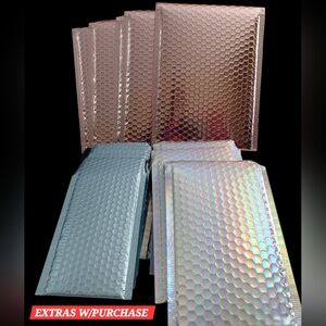 NWT - 15ct. Bubble Mailers Mix 4x8, 6x8, And 8x10 Small, Med. And Large